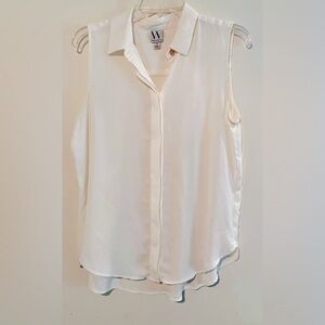 White Worthington blouse